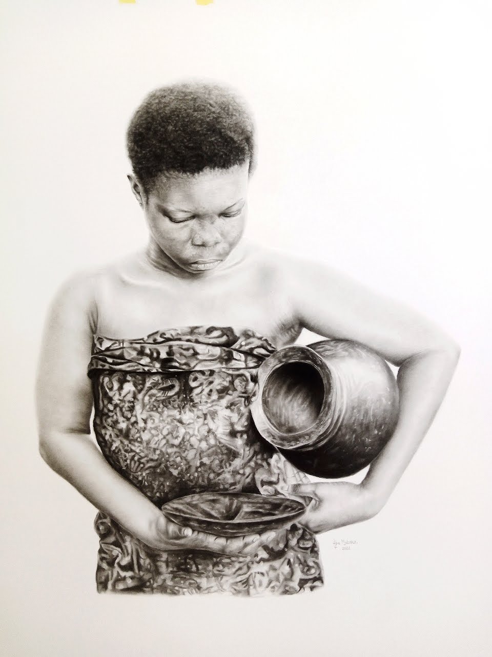 PITO, pencil on paper, by Abu Mutaka